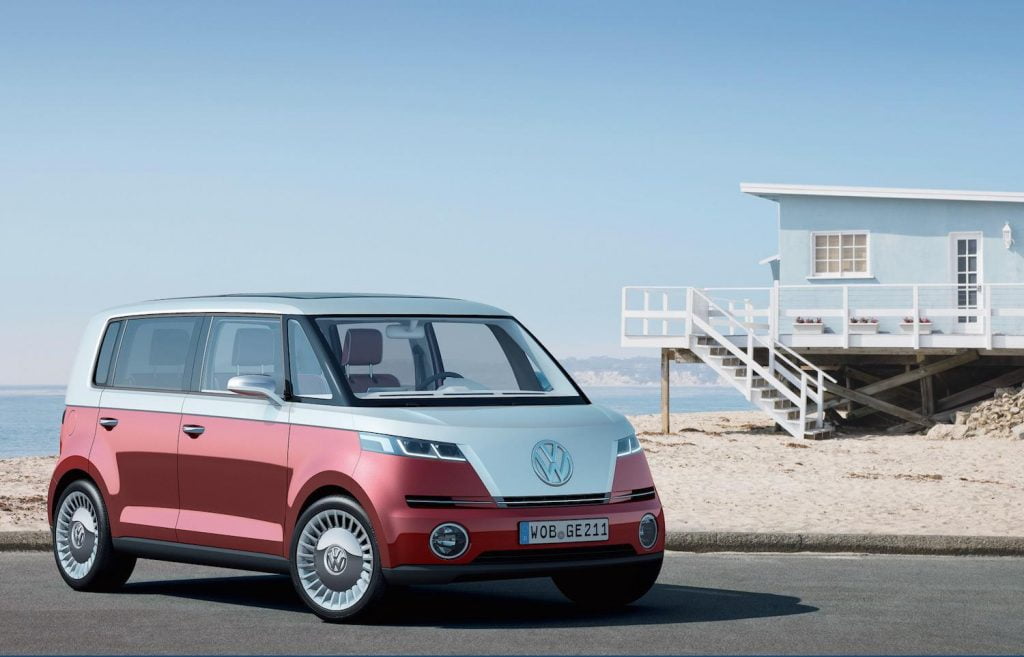 Furgoneta camper Volkswagen que funcionará con motor electrico. Una revolucion de la nueva generacion de campers ecologicos.